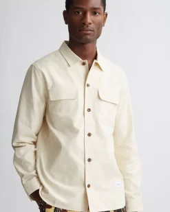Broome Herringbone Flannel Long Sleeve Shirt