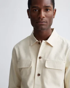 Broome Herringbone Flannel Long Sleeve Shirt