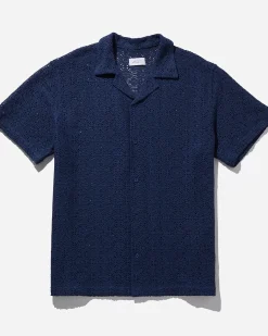 Canty Cotton Mesh Short Sleeve Shirt