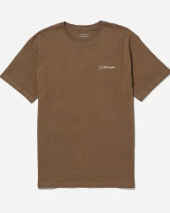 Cotton Slub Script Short Sleeve Tee