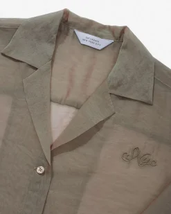Crys Sheer Embroidered Shirt