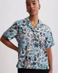 Dani Paisley Short Sleeve Shirt