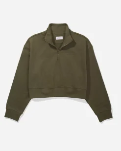 Eldridge Fundamental Cropped Quarter Zip
