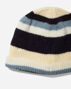 Mohair Stripe Beanie