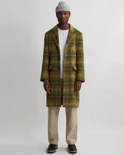 Morgan Plaid Overcoat