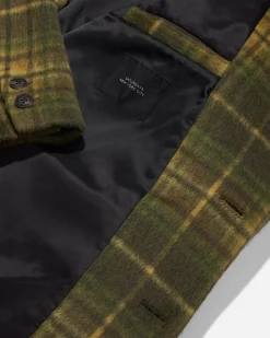 Morgan Plaid Overcoat