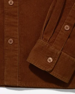 Nolan Washed Cord Long Sleeve Shirt