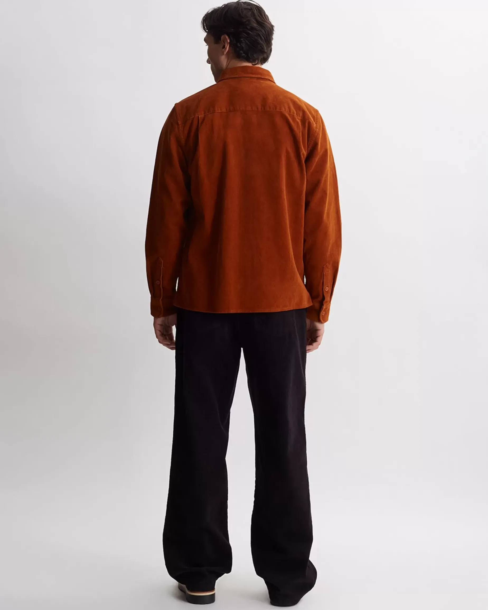 Nolan Washed Cord Long Sleeve Shirt