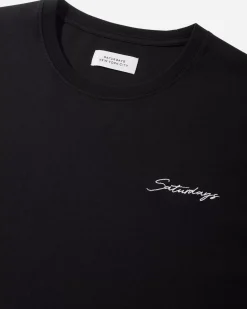 Saturdays Embroidered Standard Short Sleeve Tee
