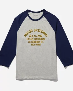 Speedway Baseball Tee