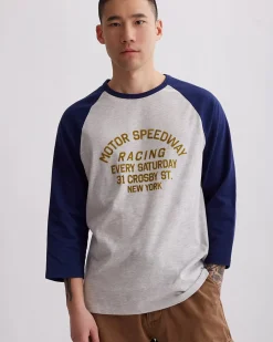Speedway Baseball Tee