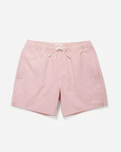 Timothy Seersucker Stripe Swim Short